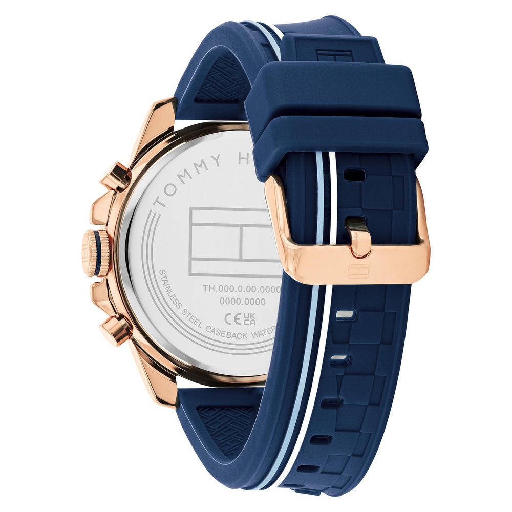 Montre Tommy Hilfiger Silicone Navy Dial Multi-function