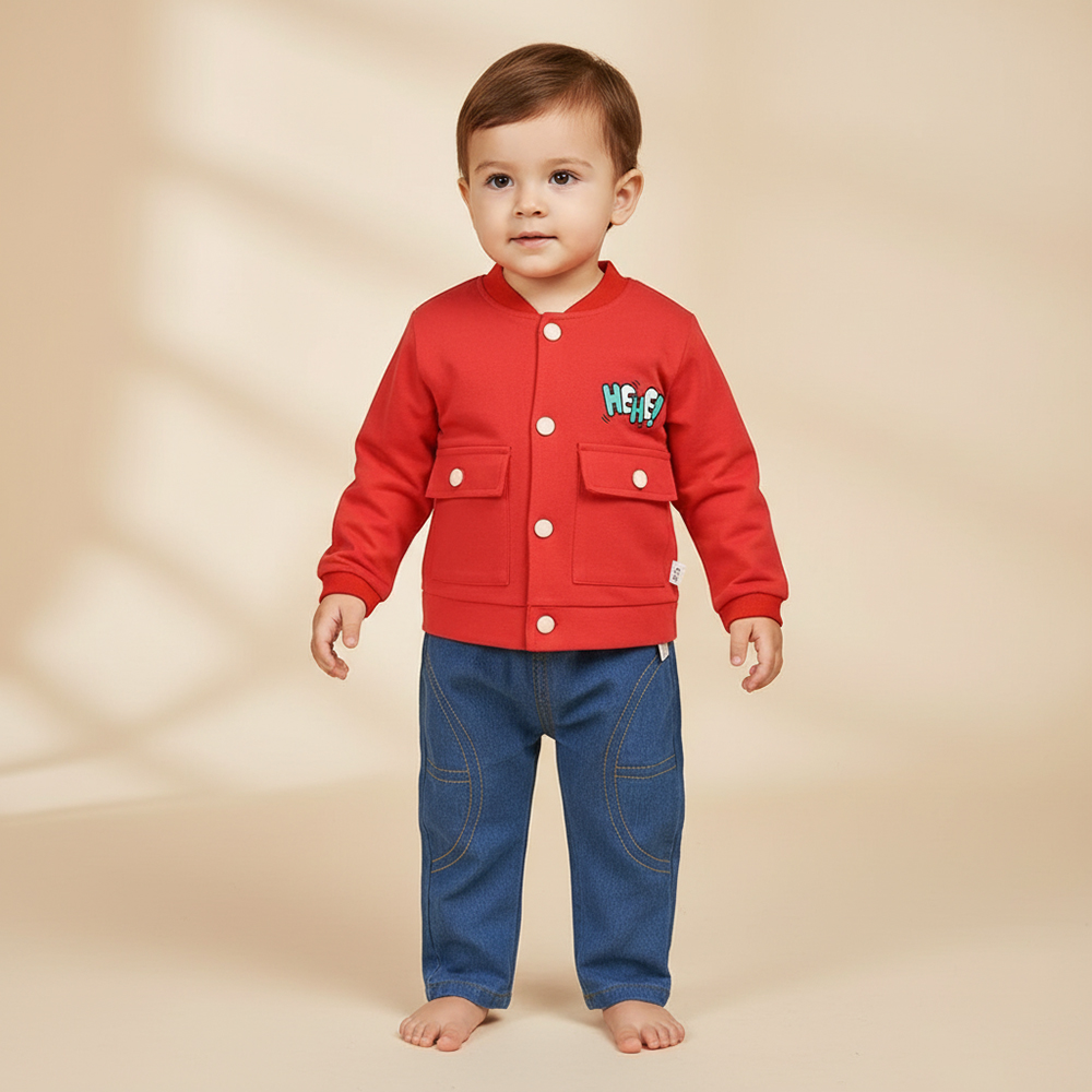 ENSEMBLE Dino rouge 3pcs