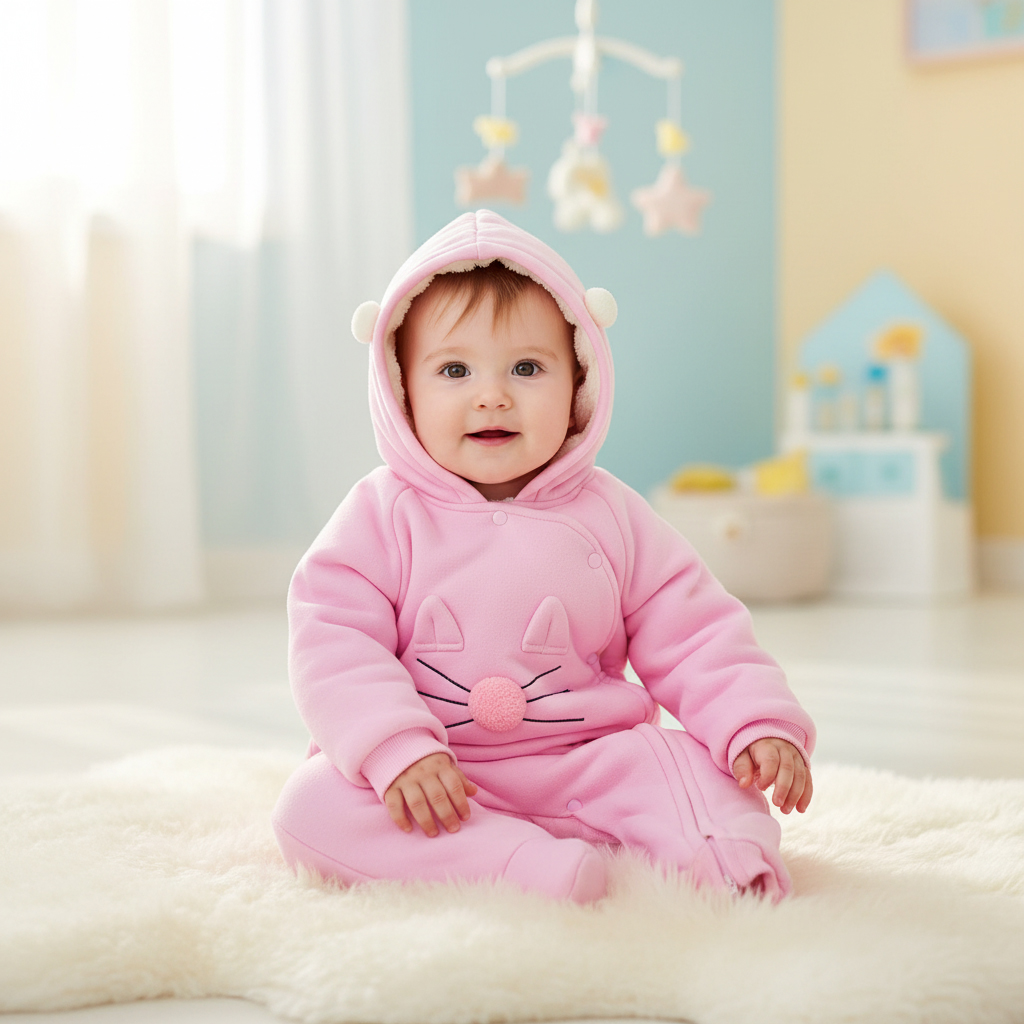 grenouillère ROSE CHATON