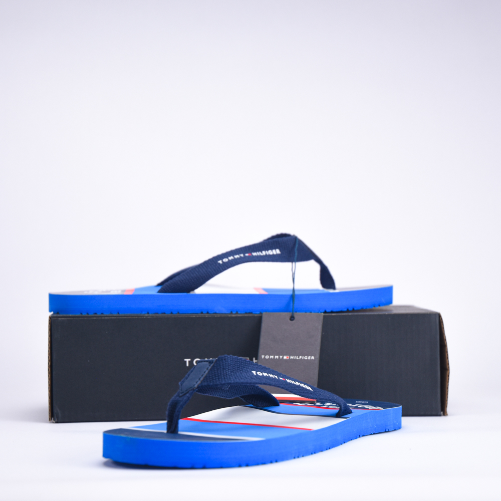 STRIPES FLIP FLOP BLUE