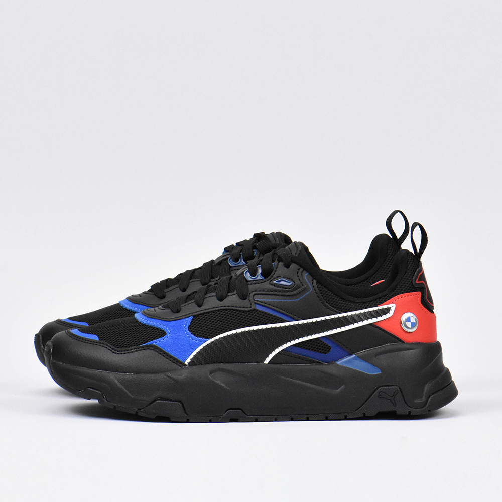 PUMA BMW MMS TRINITY  BLACK PRO-BLUE POP RED