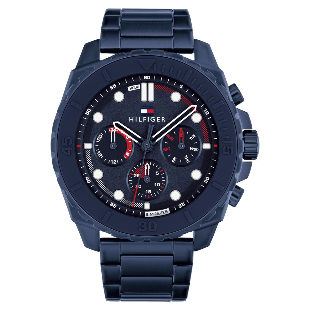 Montre Tommy Hilfiger Blue Steel Navy Dial Multi-function