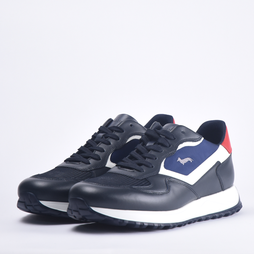 HARMONT AND BLAINE SCARPA UOMO CALF  BLU 