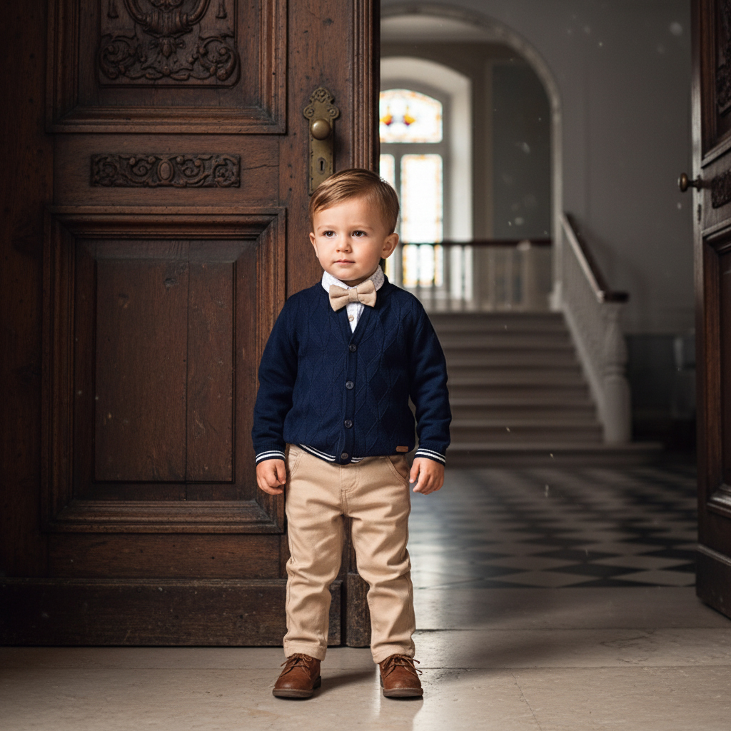 ENSEMBLE ENFANT PANTALON BEIGE	
