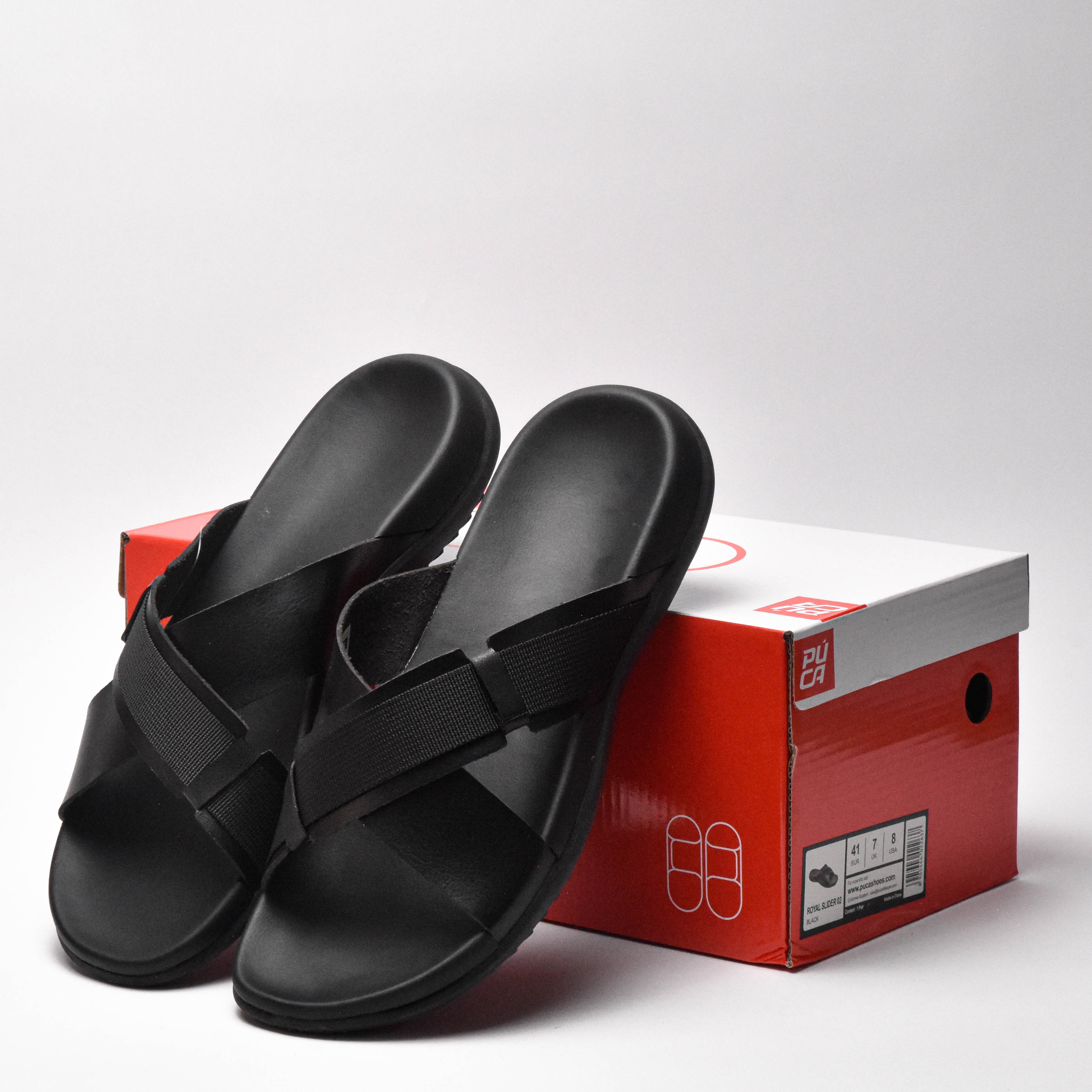 PUCA ROYAL SLIDER02 BLACK 