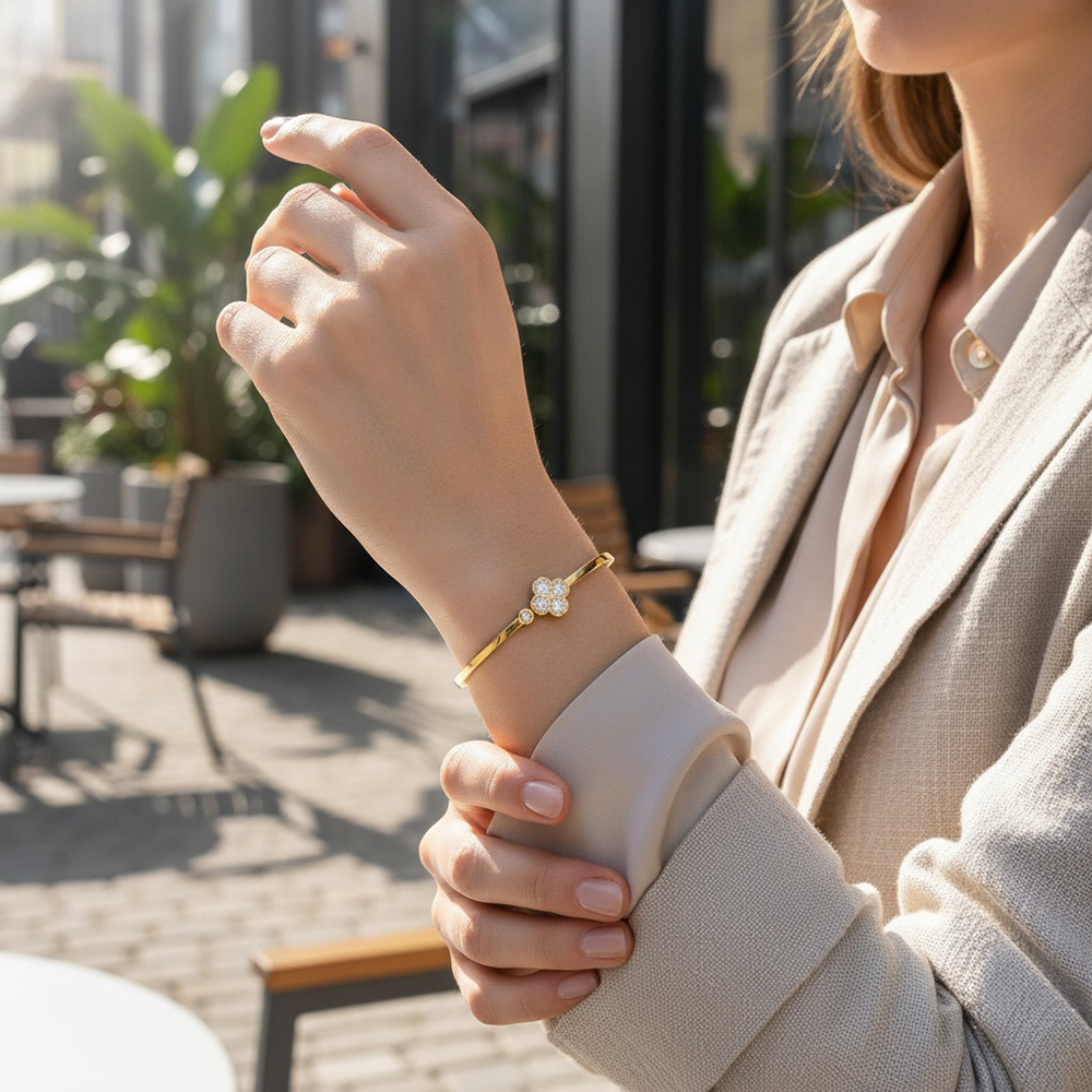 BRACELET TRÈFLE À 4 GOLD