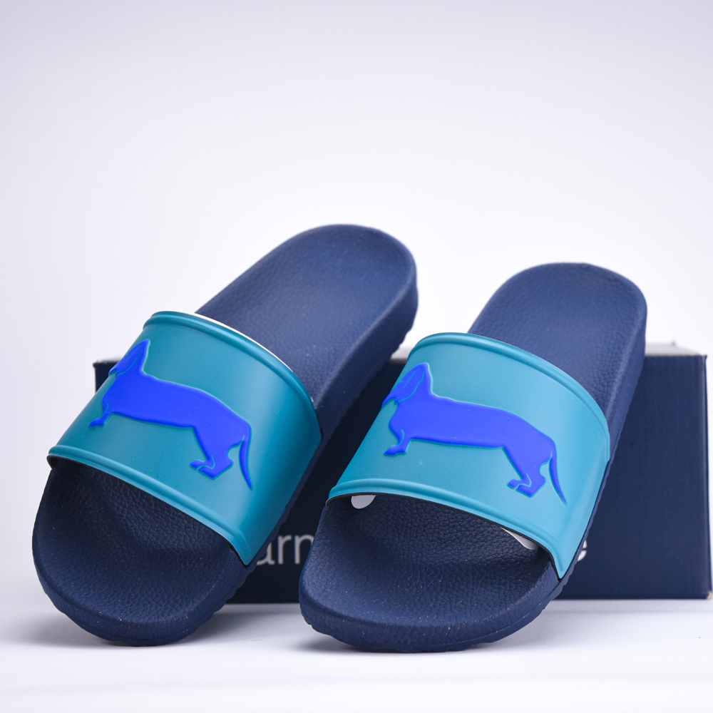 HARMONT AND BLAINE CIABATTA UOMO EVA - LOGO VERDE MARE - BLU  