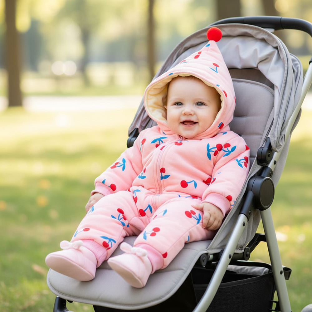 grenouillère ROSE CERISE