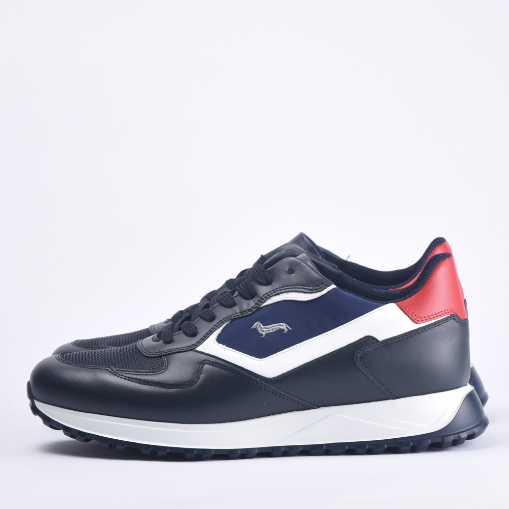 HARMONT AND BLAINE SCARPA UOMO CALF  BLU 