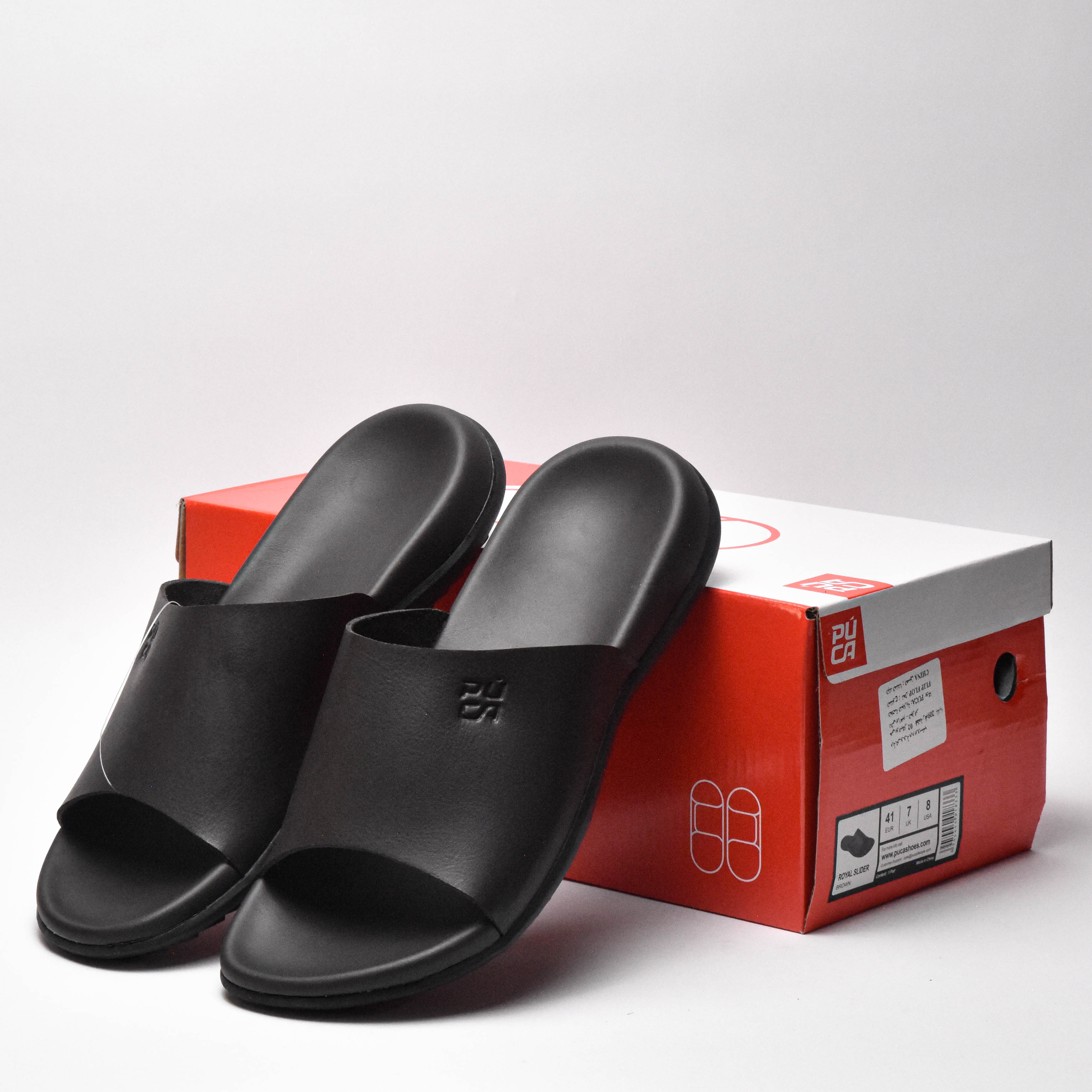 PUCA MEN SPORT SLIPPERS CRATER BROWN