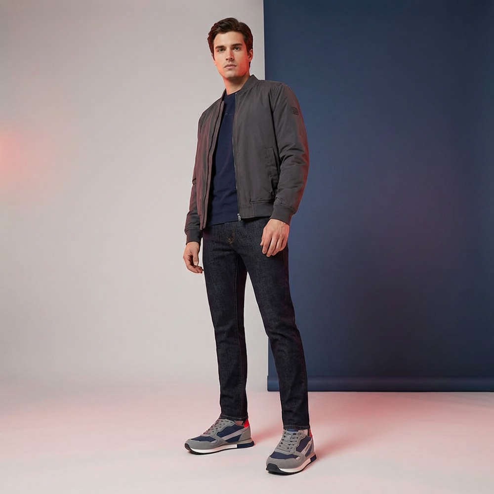 La Martina Low Top Leather Sneakers Grey