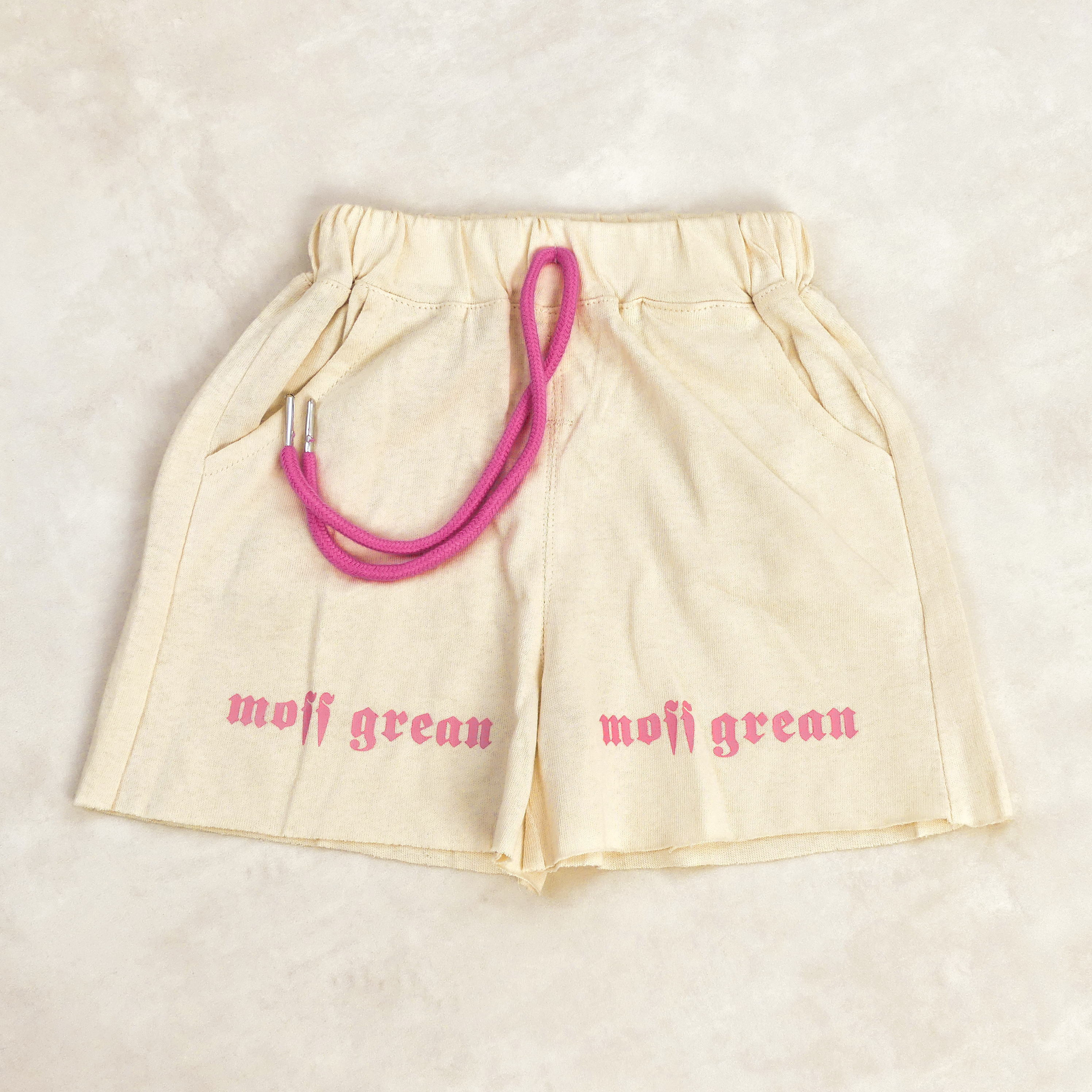 SHORT BEIGE POUR FILLE MOFF GREAN