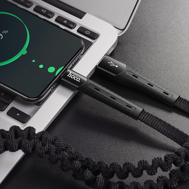 Hoco Cable U78 Type-C ( Black )