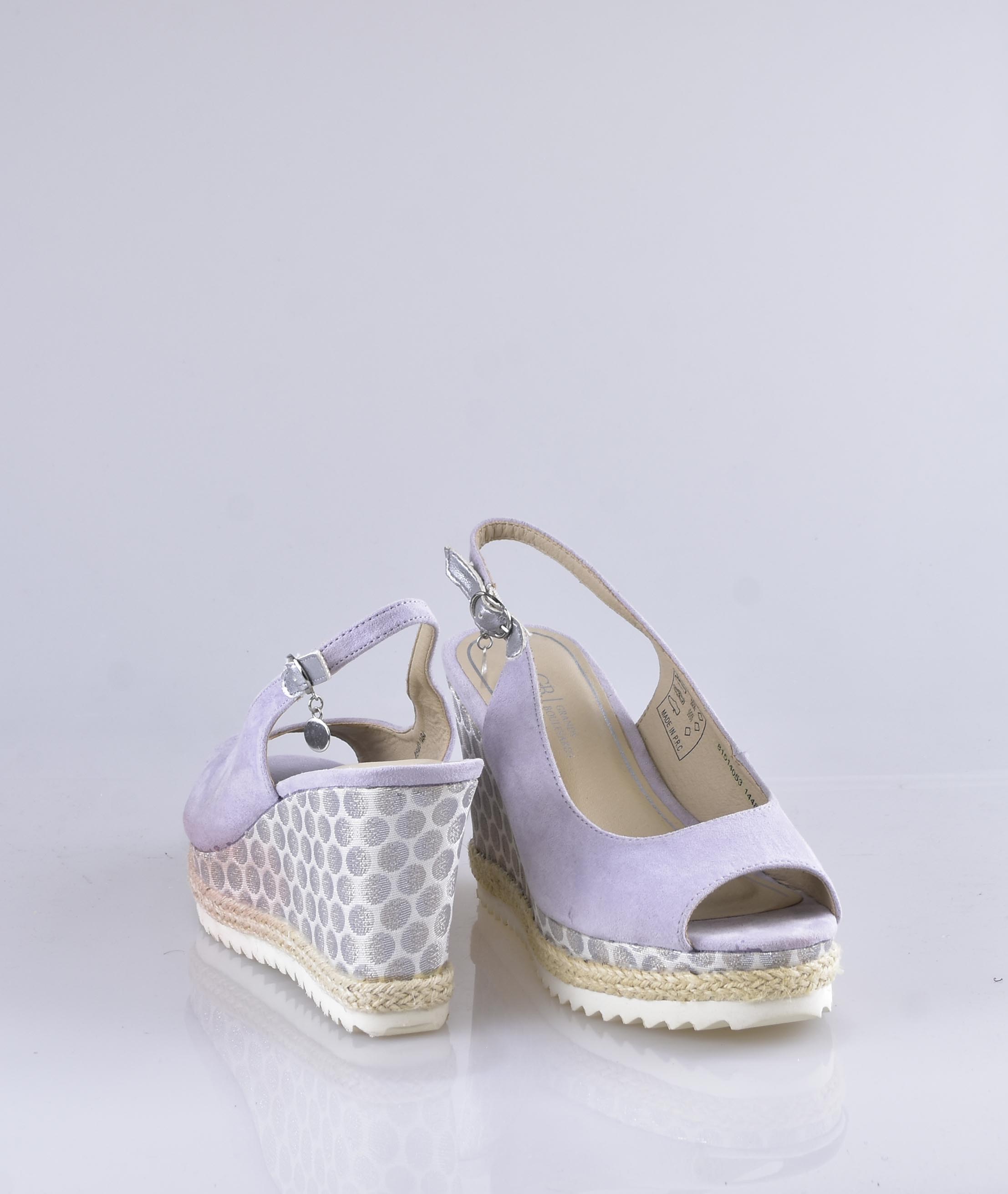 Sandale femme mauve GRANDS BOULEVARDS 81514053 S