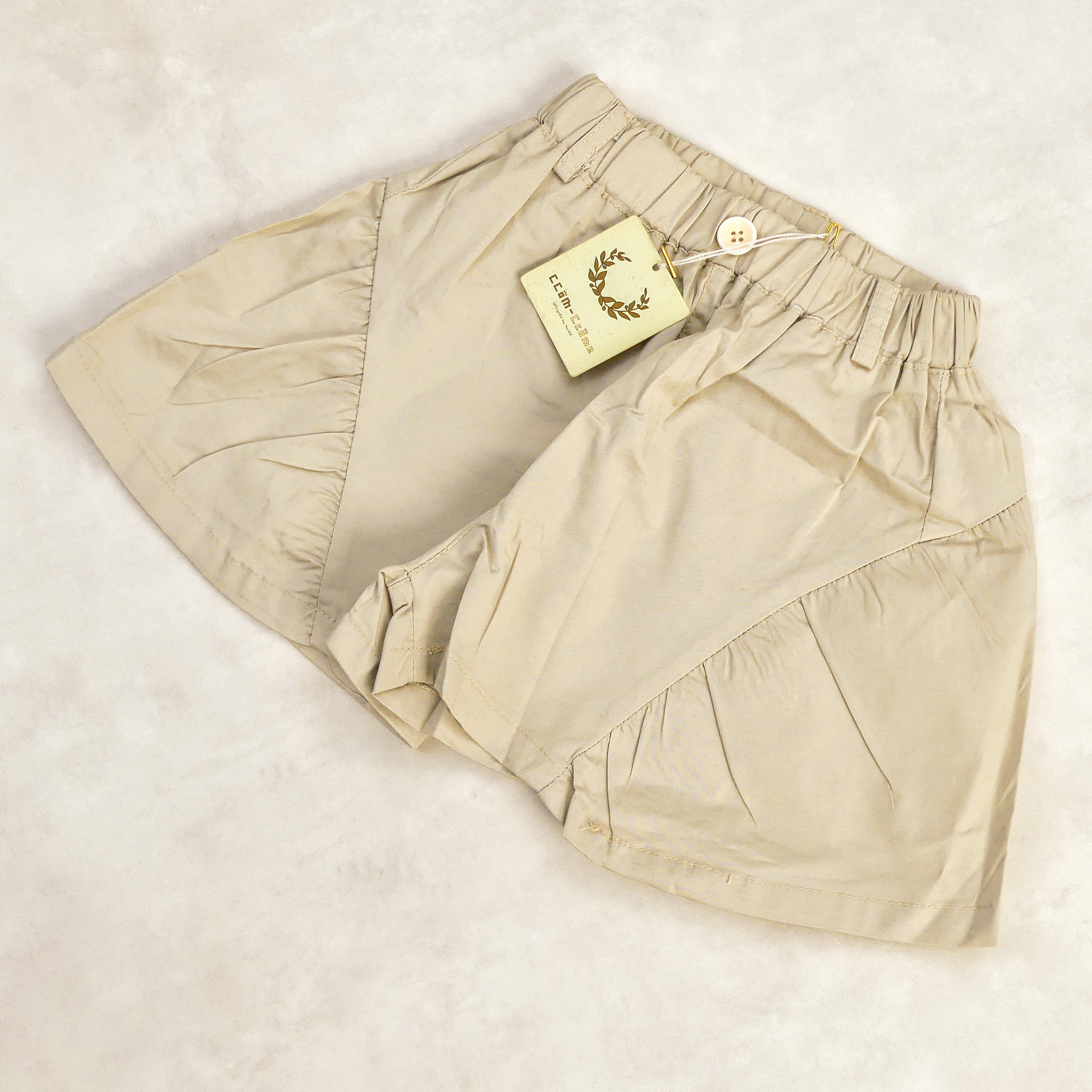 SHORT BEIGE POUR FILLE