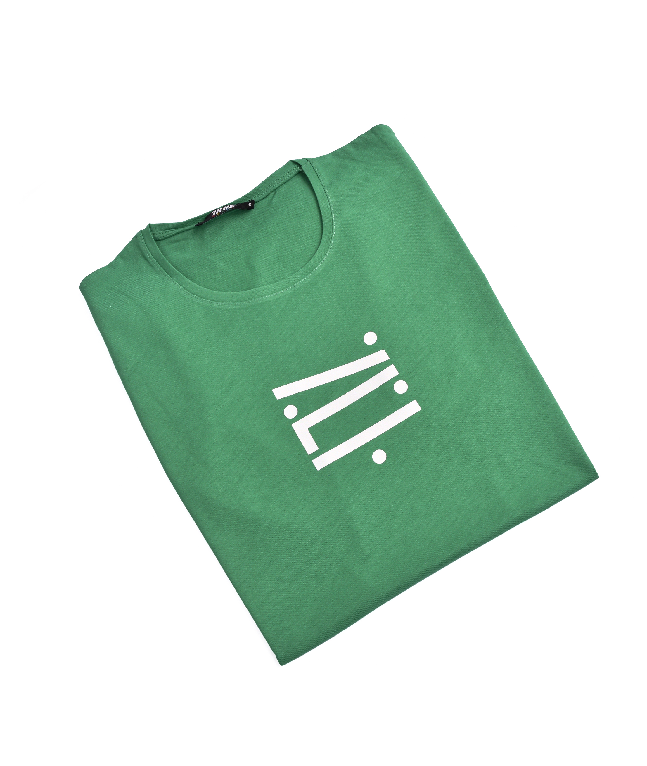 T-shirt VERT 2 LOGO BLANC 