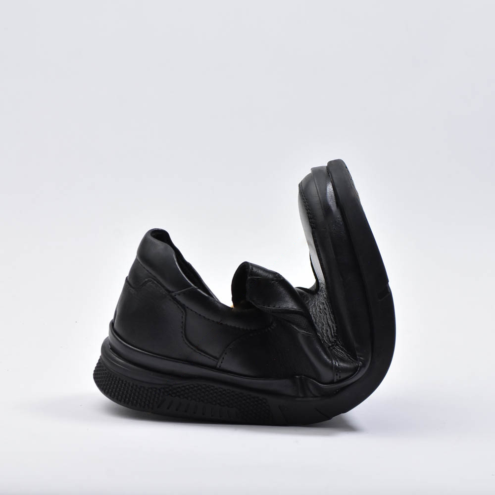 MOCASSINS CUIR NOIR