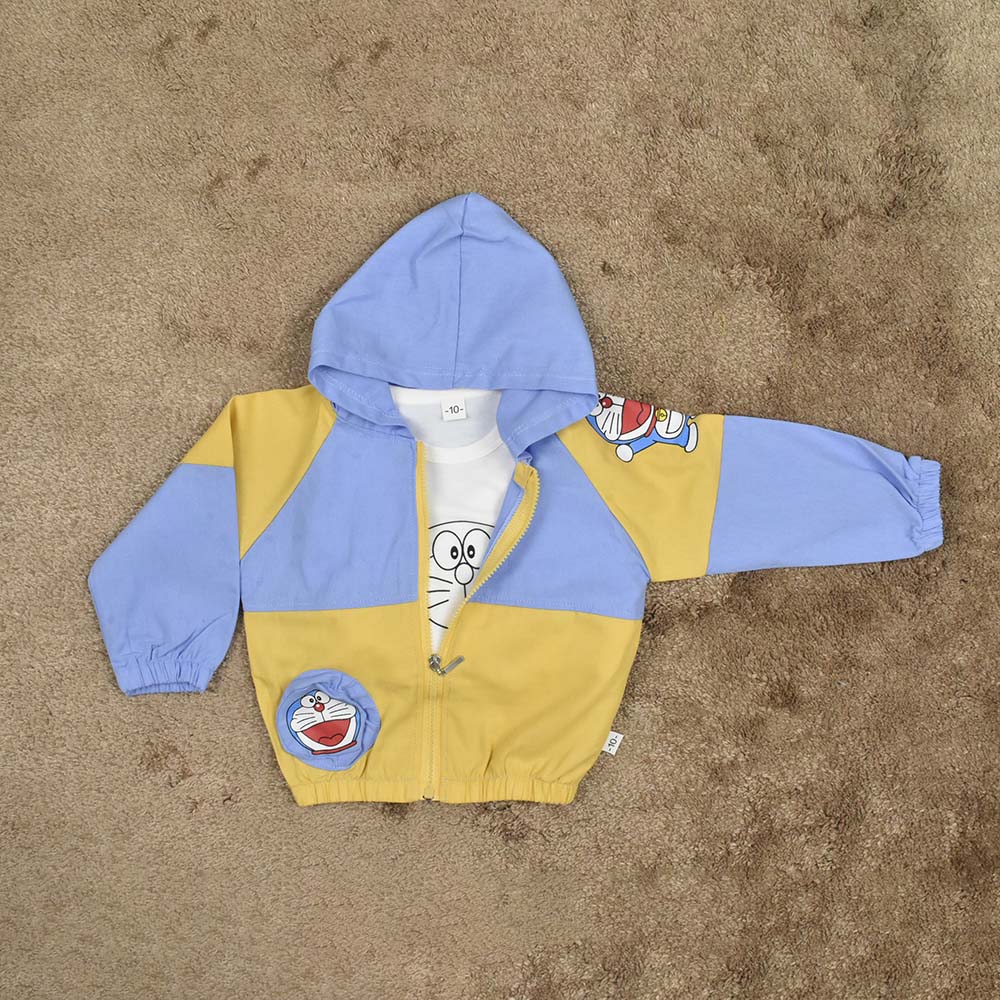 ENSEMBLE Doraemon 3 pieces bleu-jaune