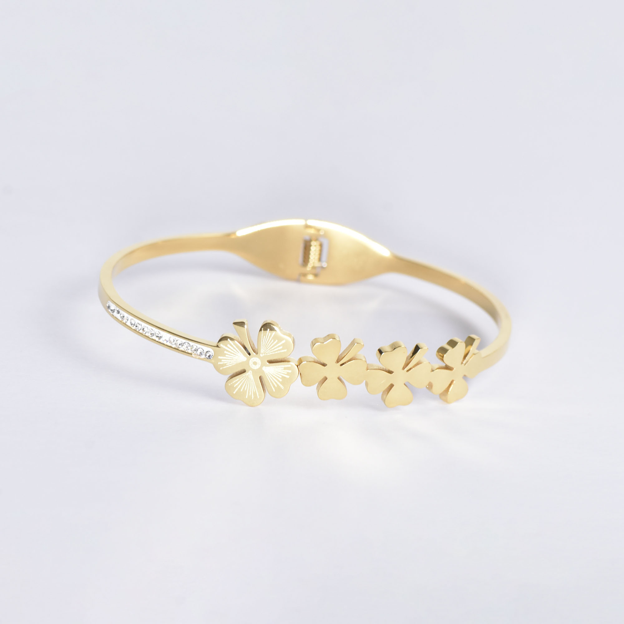 BRACELET TRÈFLE QUADRUPLE BONHEUR