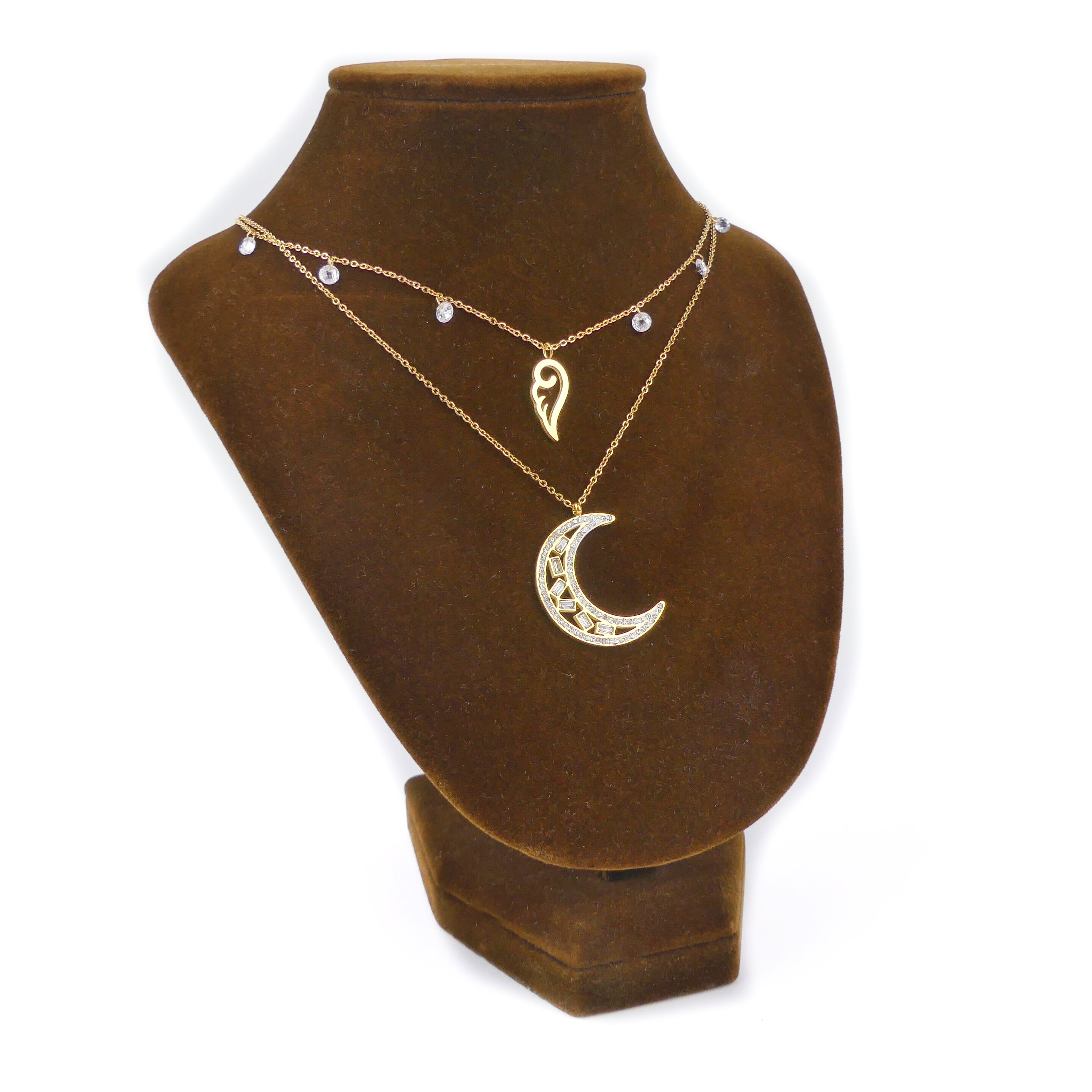 Collier double chaine N°68