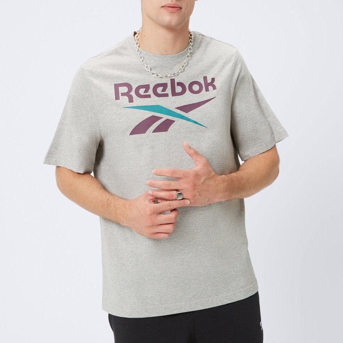 REEBOK IDENTITY BIG LOGO TEE