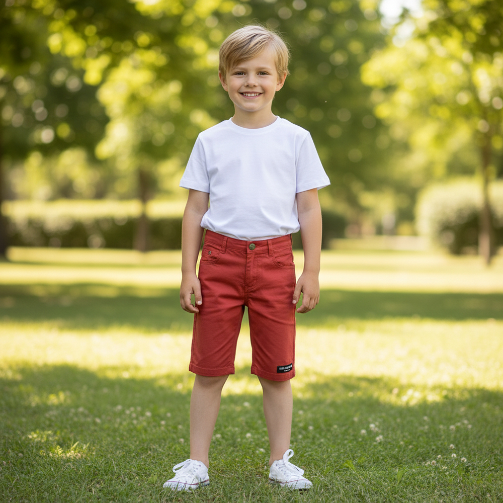 pantacourt la toile rouge 