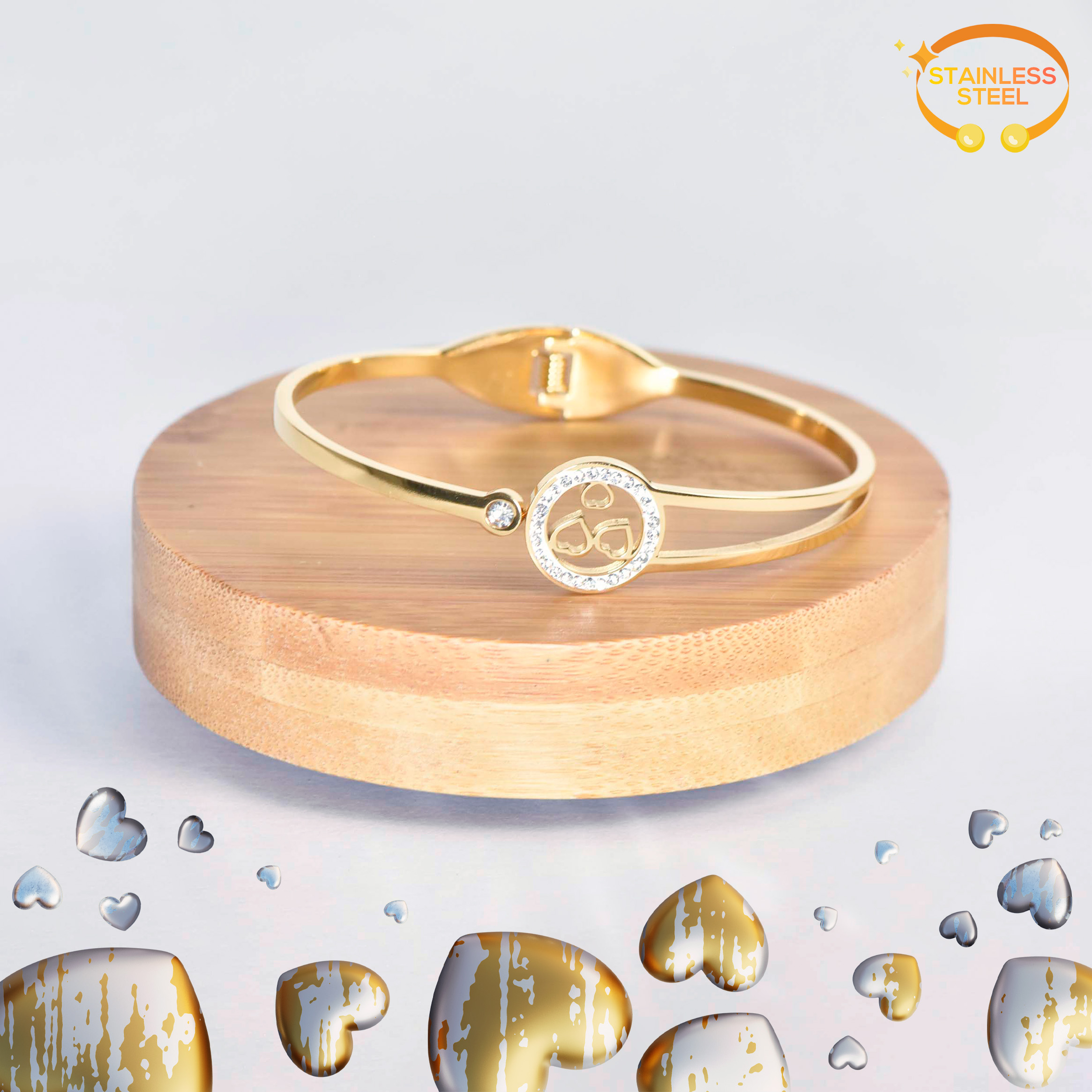 BRACELET TRICOEUR ÉTERNEL