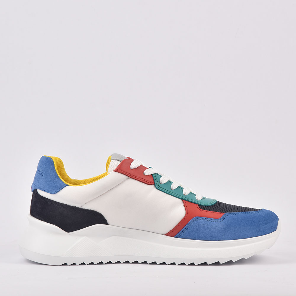 HARMONT AND BLAINE SCARPA UOMO CAMOSCIO AZZURRO 