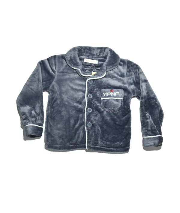 pyjama fourrure gris - yipinfu-