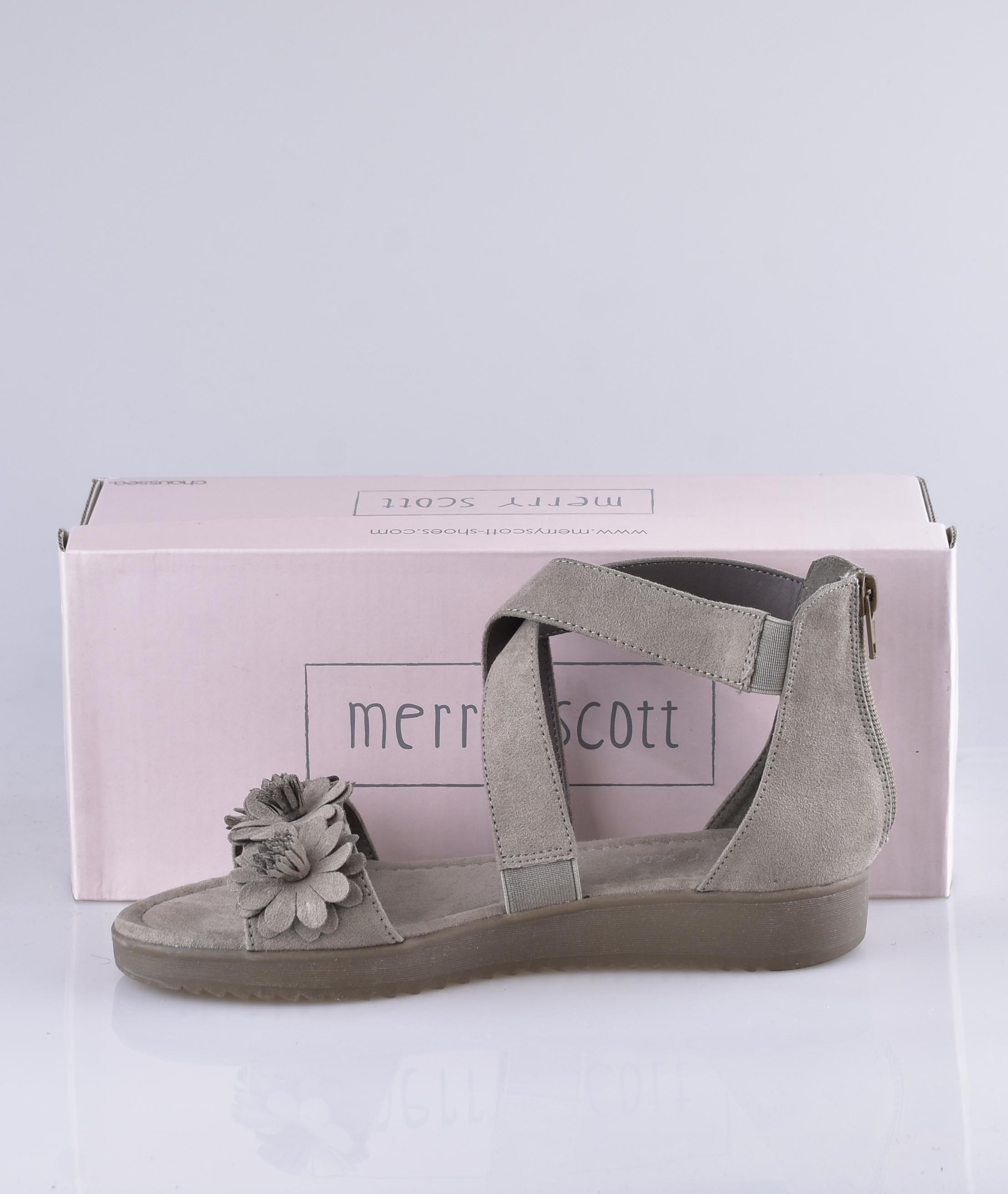 Sandale femme BLACK Merry scott Gris 8150205 s