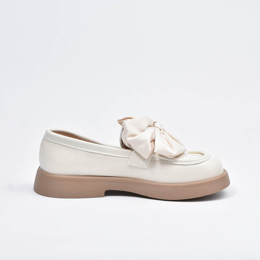 Chaussure Beige A Noeud