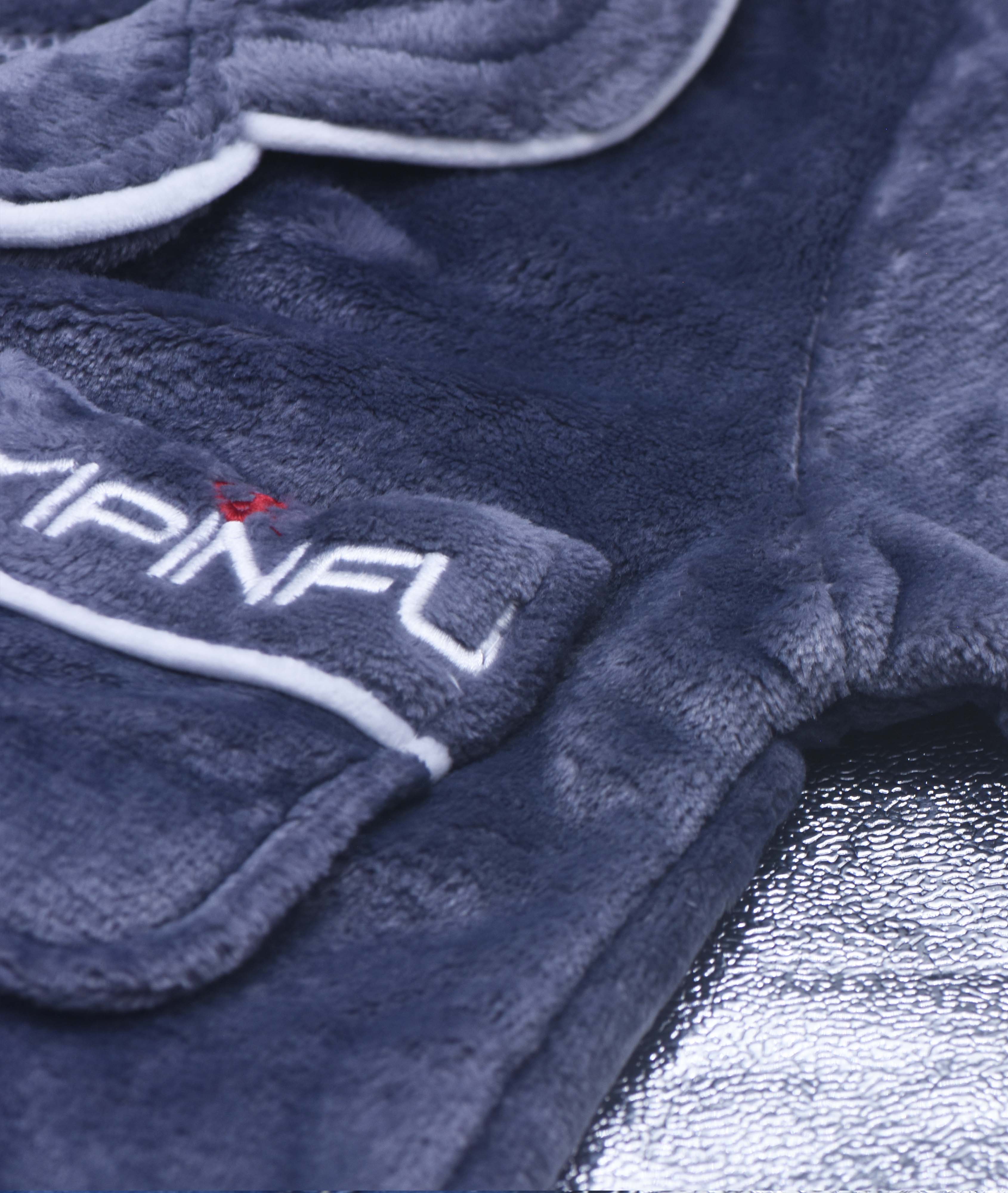 pyjama fourrure gris - yipinfu-