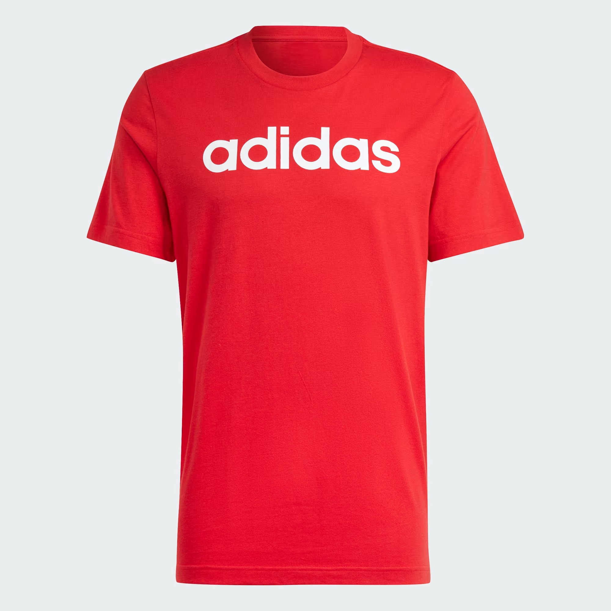 ADIDAS Essentials Single Jersey Linear Embroidered Logo Tee