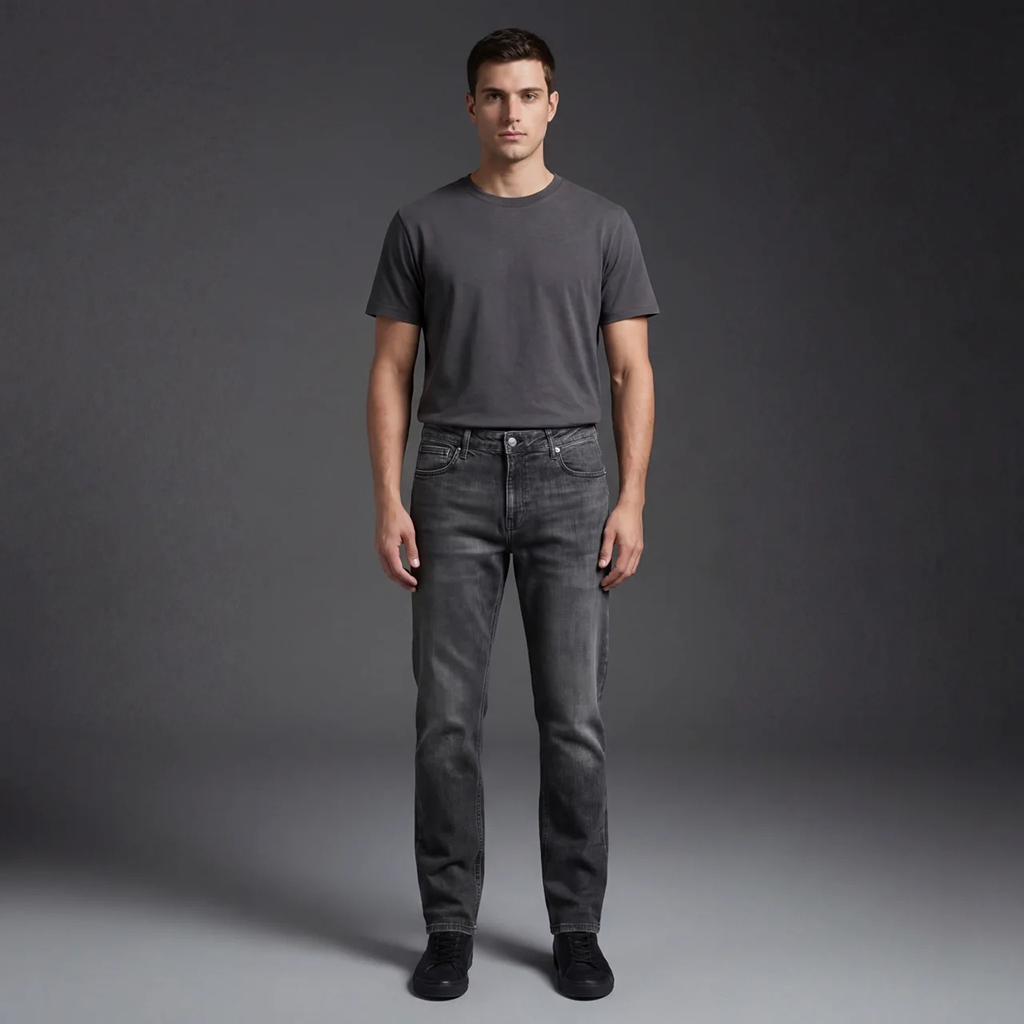 DEPART PANTALON JEAN DEPART REGULAR HOMME GRIS