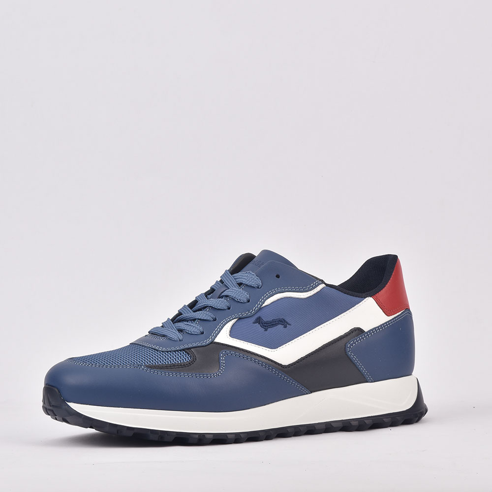HARMONT AND BLAINE SCARPA UOMO CALF AZZURRO 