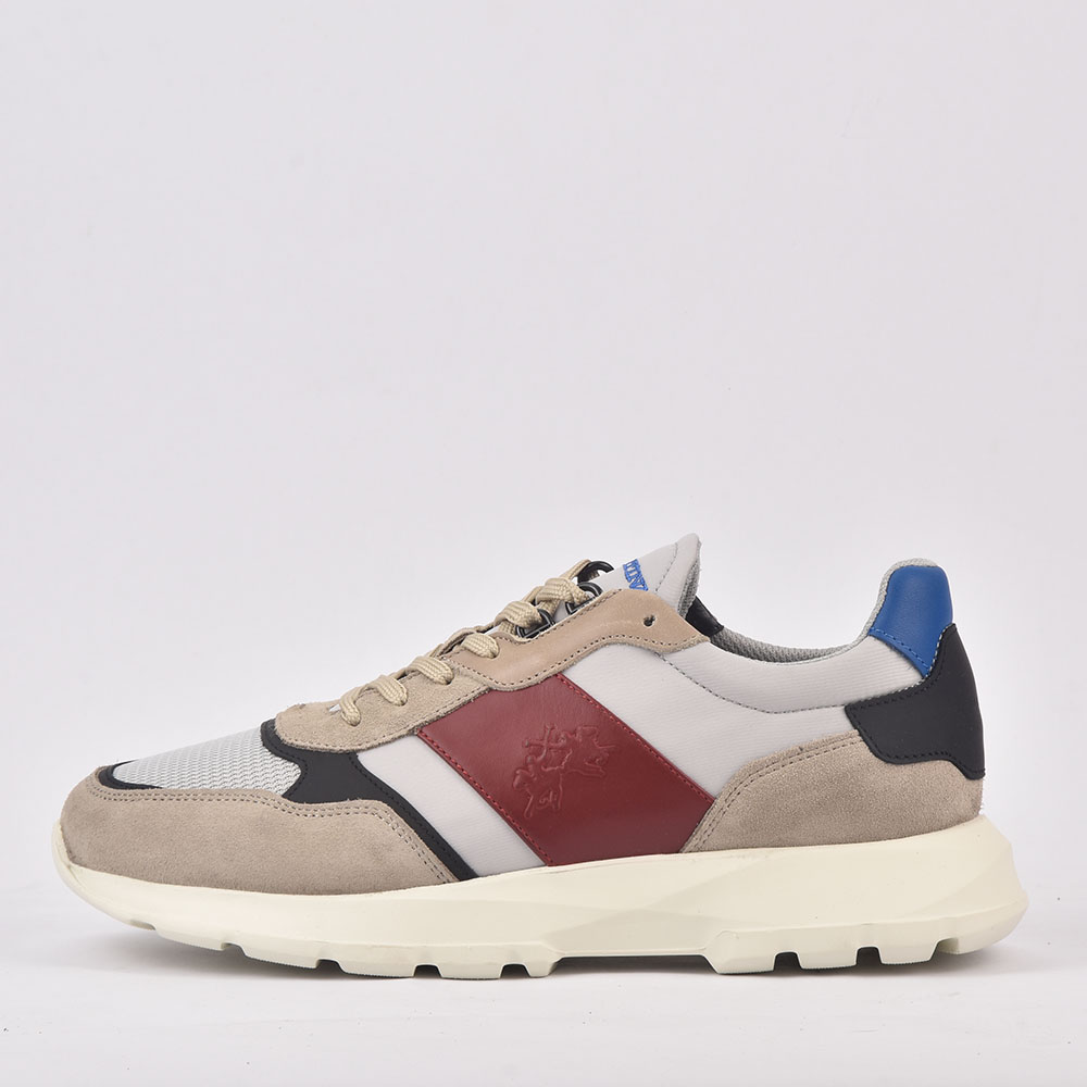 LA MARTINA SCARPA UOMO CAMOSCIO TEX FABRIC 