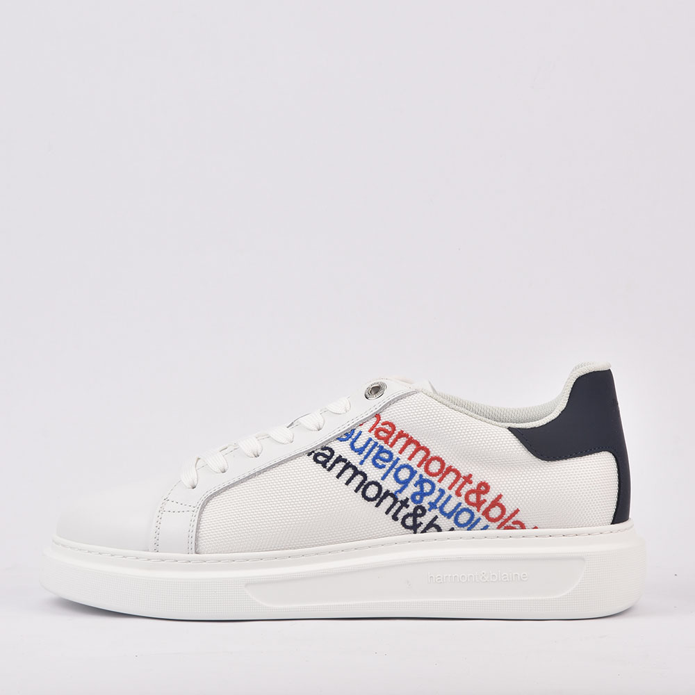 HARMONT AND BLAINE SCARPA UOMO CALF BIANCO  