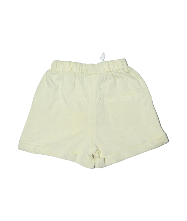 SHORT BEIGE POUR GARCON AVEC 2 BANDES NOIR