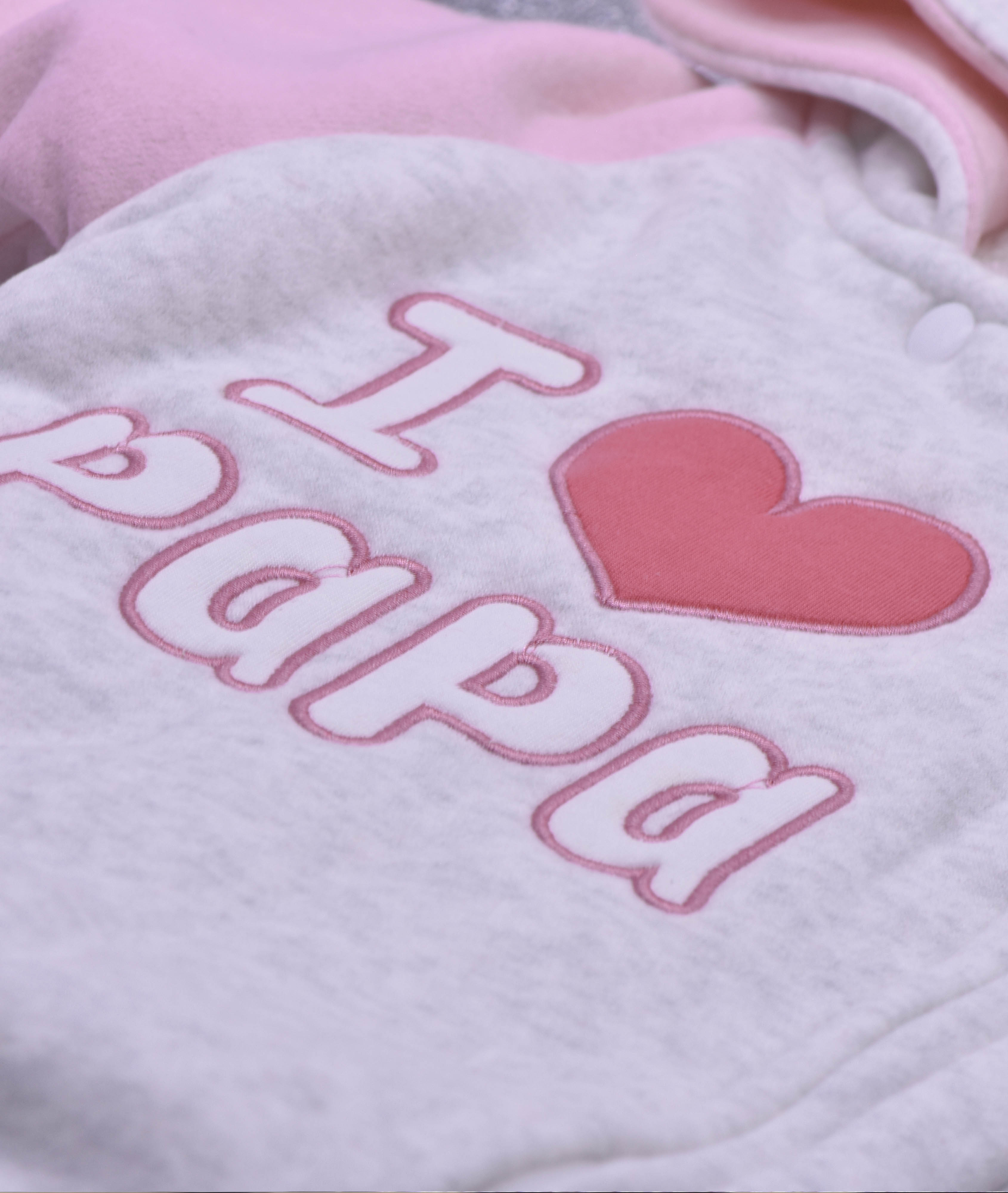 grenouillère DOUDOUNE ( I LOVE PAPA)