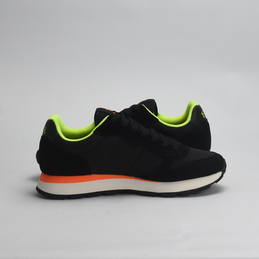 BASKET SUN68 TOM FLUO 11 NERO 