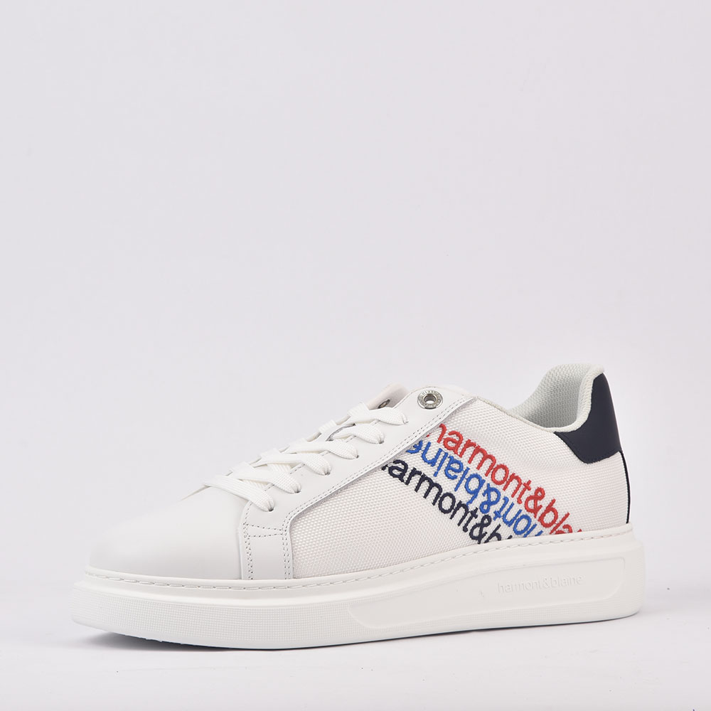 HARMONT AND BLAINE SCARPA UOMO CALF BIANCO  
