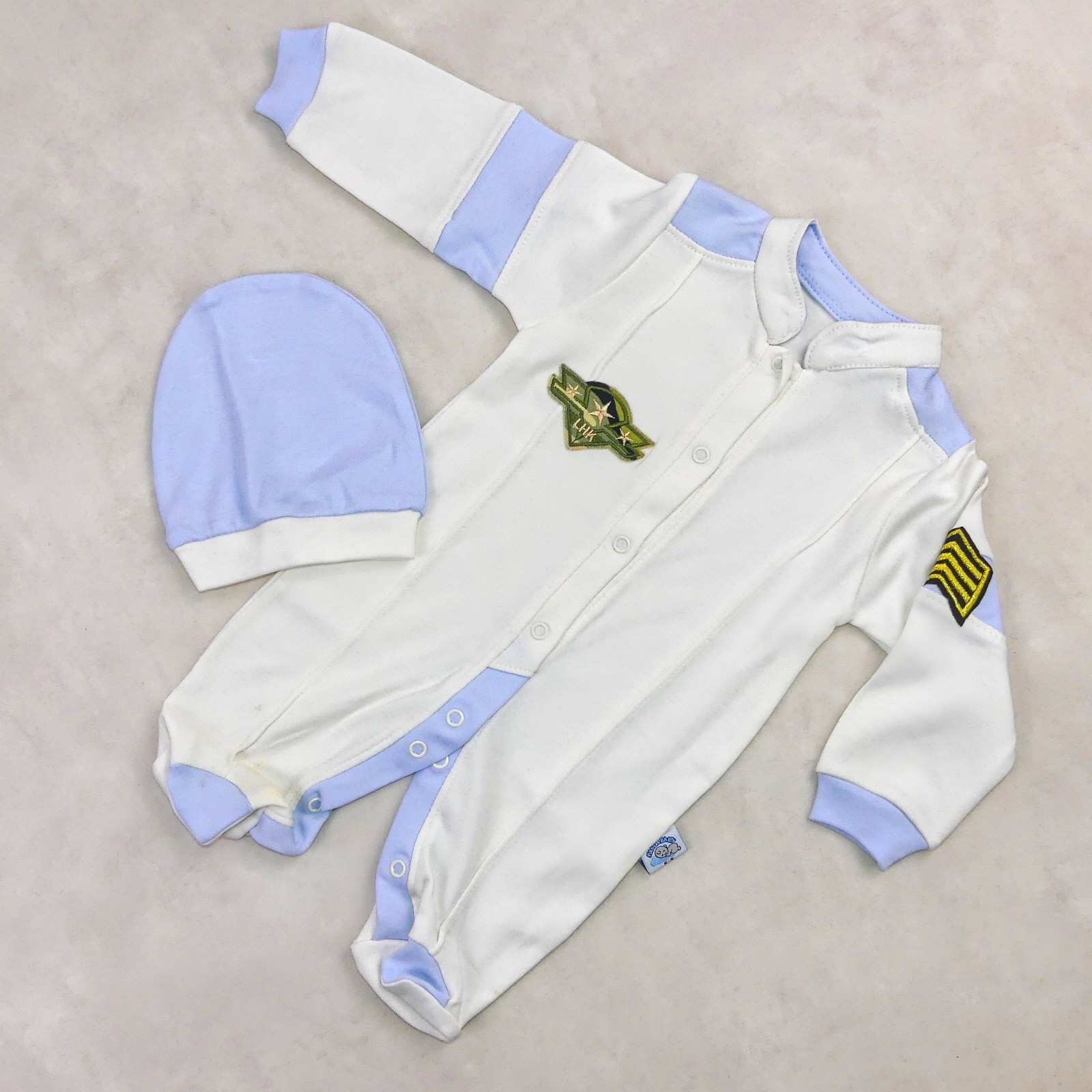 BABY PILLOT BLANC BLEUE A