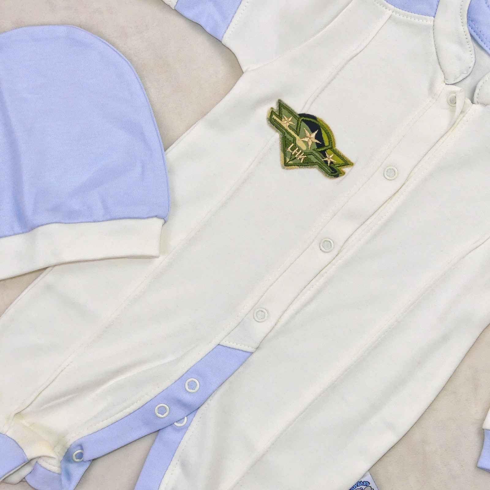 BABY PILLOT BLANC BLEUE A