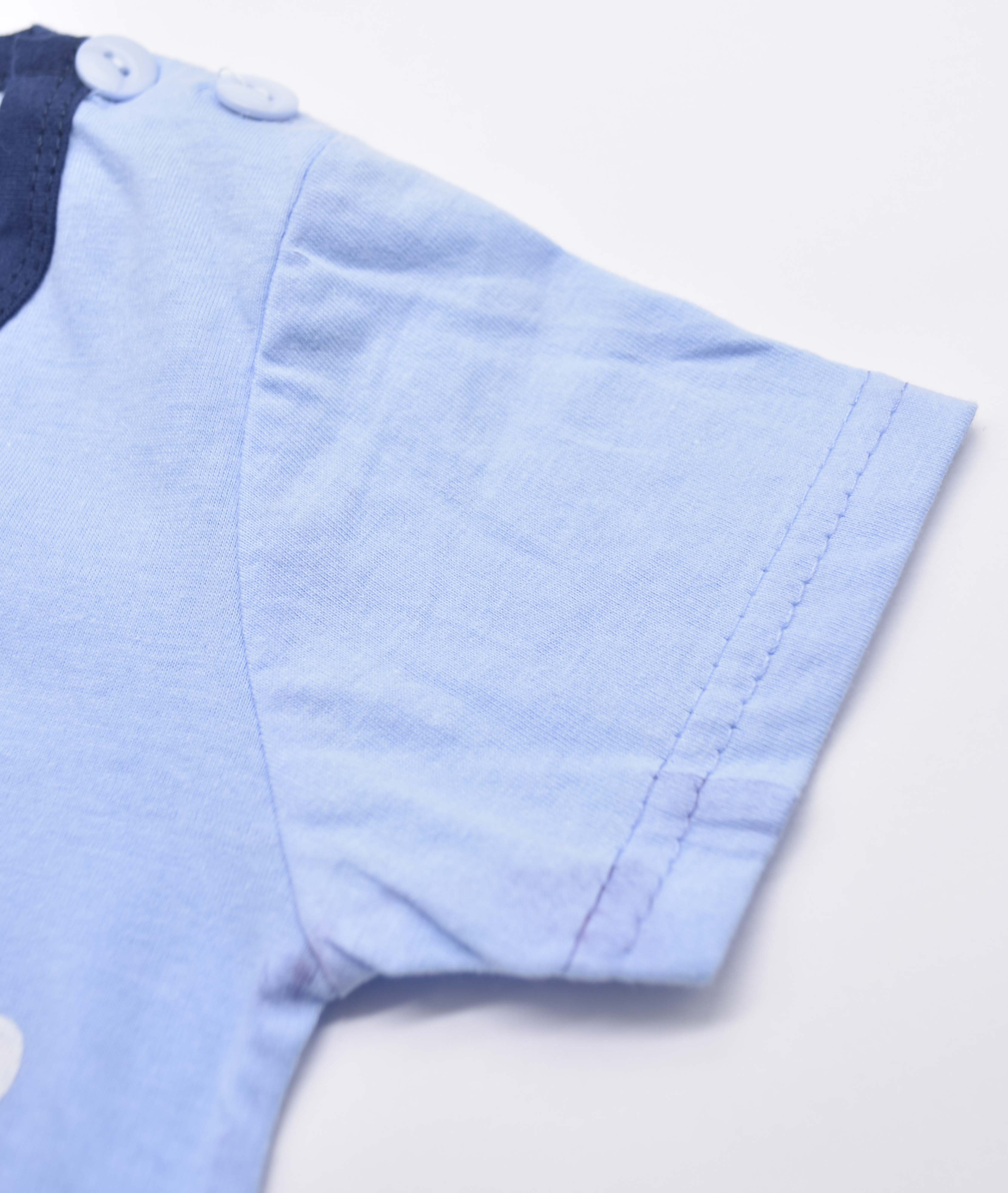 ENSEMBLE BLEU MOTIF - AVION -