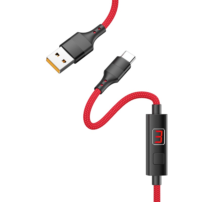 Cable USB to Type-C “S13 Central control” charging data sync with timer