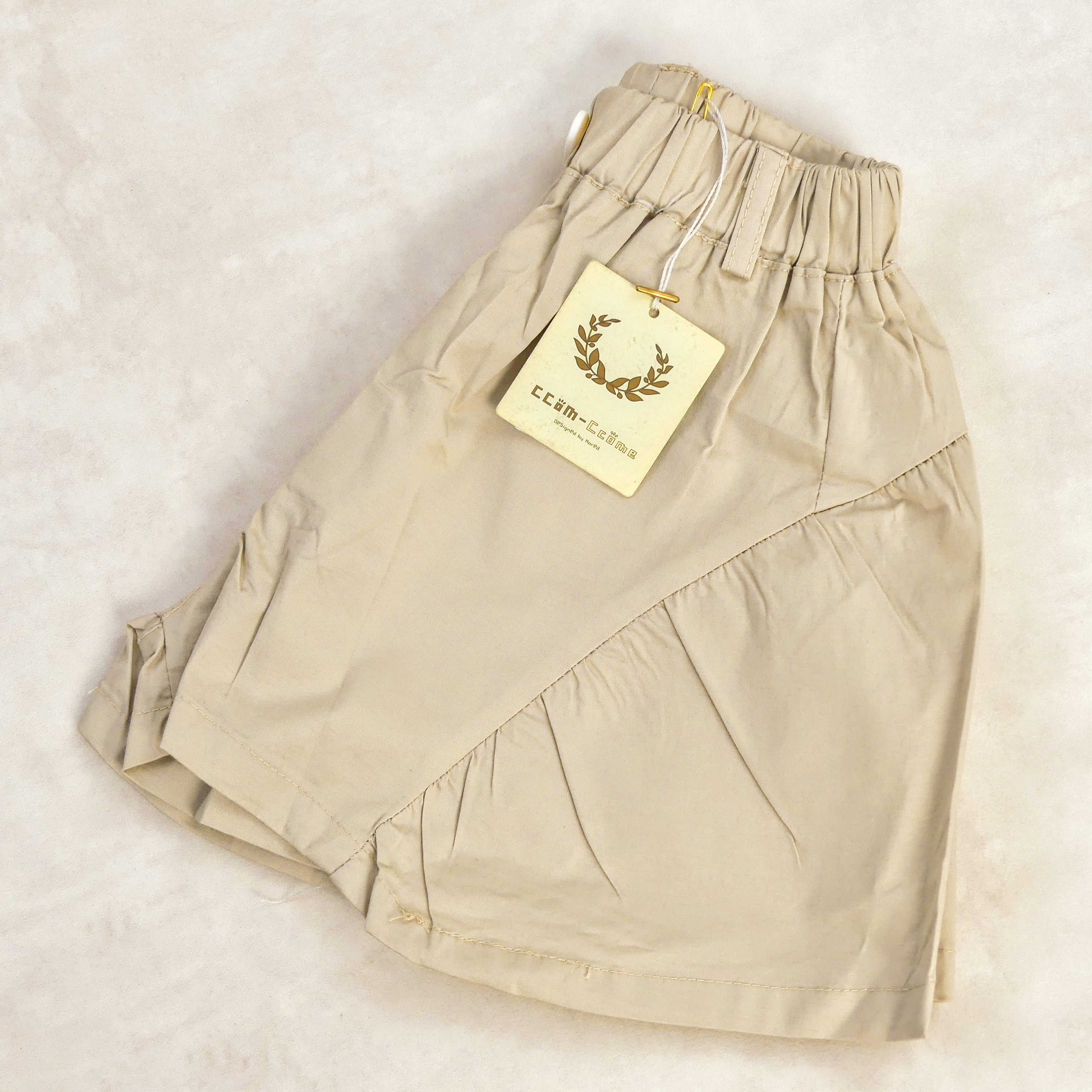 SHORT BEIGE POUR FILLE