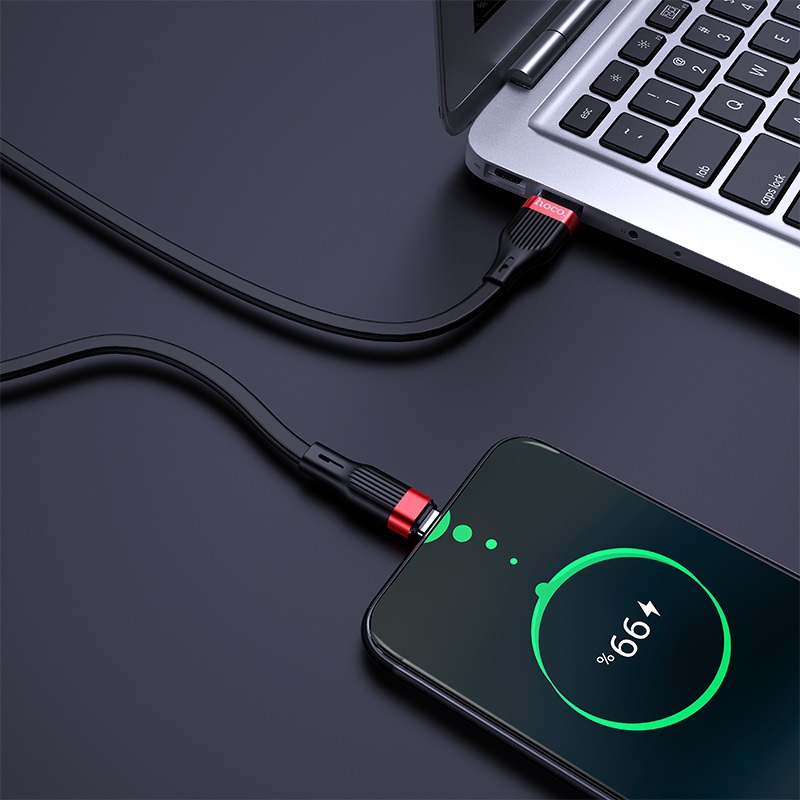 Hoco “U72 Forest” Cable Type-C ( BLACK )