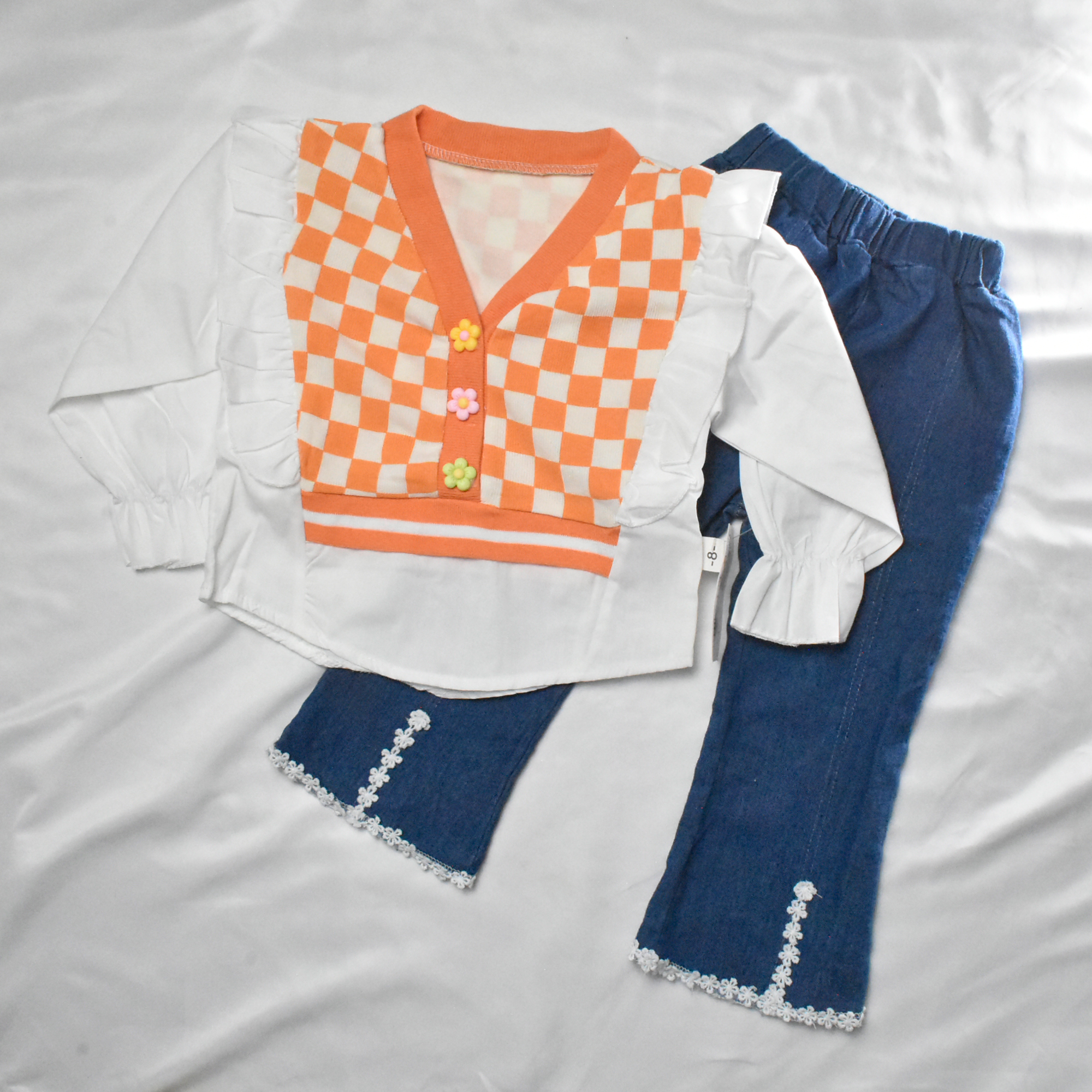 ENSEMBLE 2 pcs t-shirt ORANGE