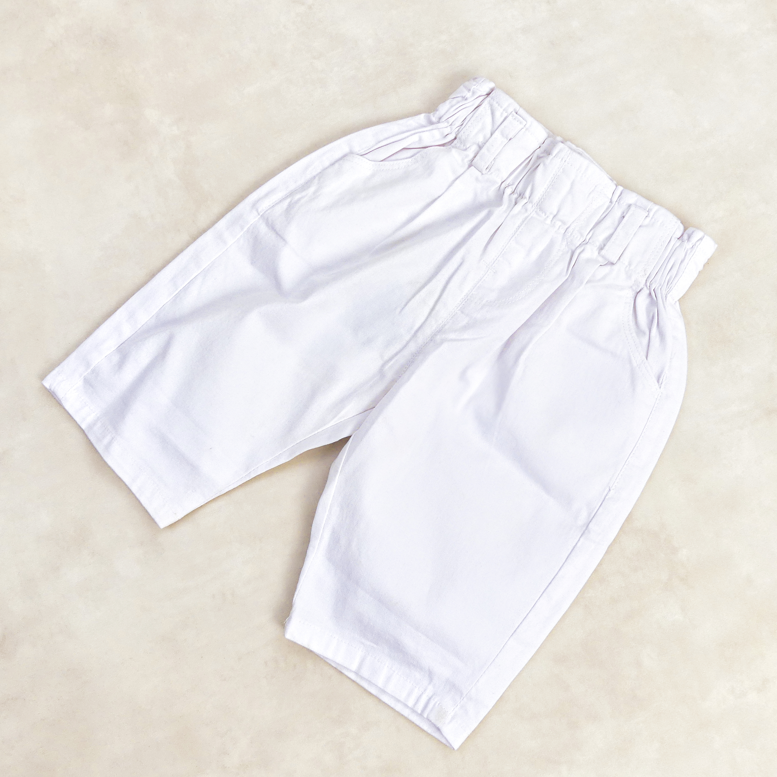 Pantacourt Blanc motif  -A-