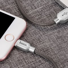 Hoco Cable U15 Lightning ( GRAY )